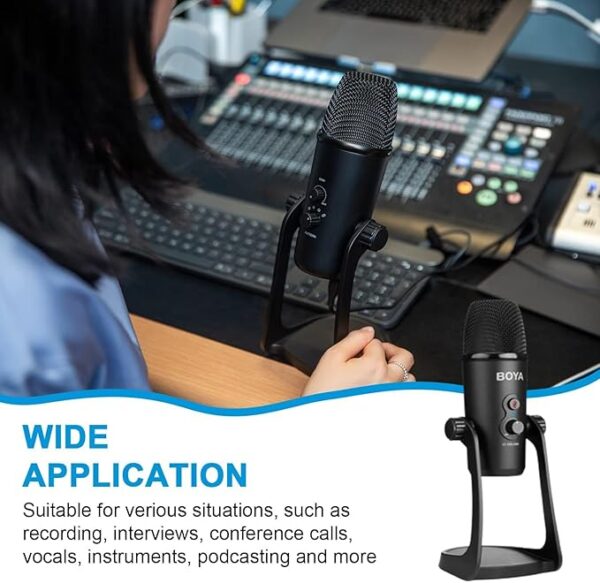 Boya BY-PM700 USB Computer Microphone for Vlog Conference Live - Image 4
